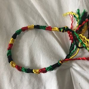 Rastafarian colored bracelet
